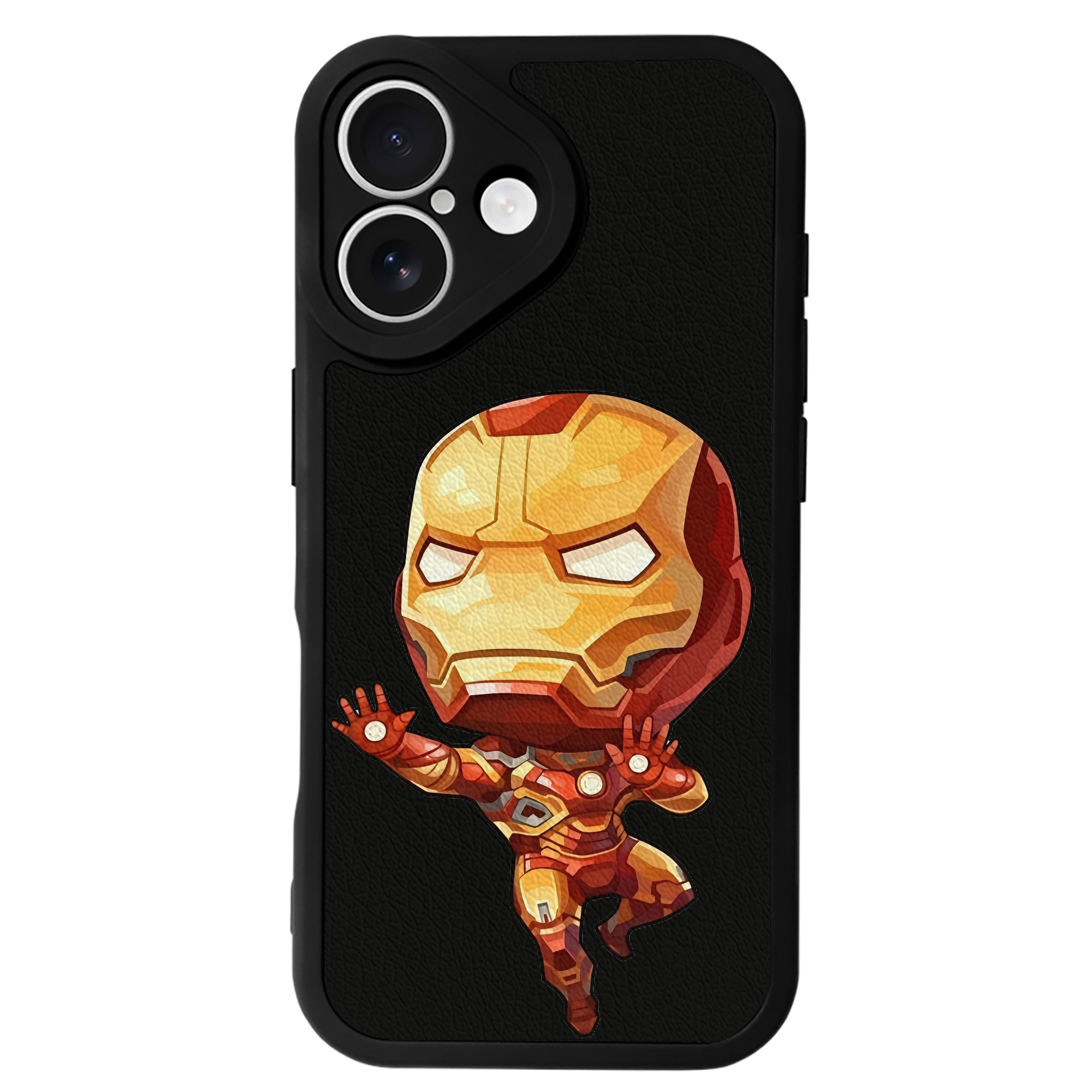 （画像用） アベンジャーズ The Avengers 【iPhone 16シリーズ対応】シリコンスマホケース（レザー調） 材質：シリコン